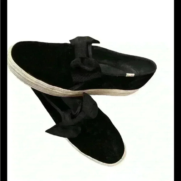 Keds X Kate Spade 	New York Double Decker Quilted Velvet Sneakers Sz 8.5 - Picture 4 of 7